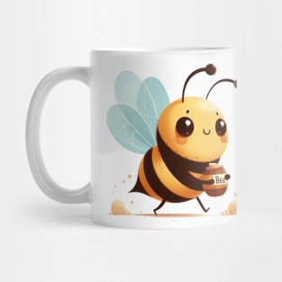 Cute Bee Carrying Honey Mug